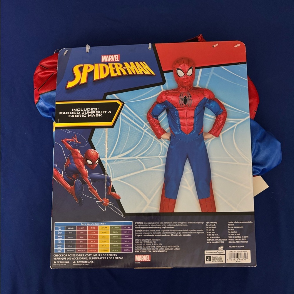 Marvel Spider-Man Kids Costume‎ - Red, Blue, and Black - Picture 3 of 3